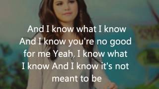 Selena Gomez  My Dilemma lyrics [upl. by Ashling]