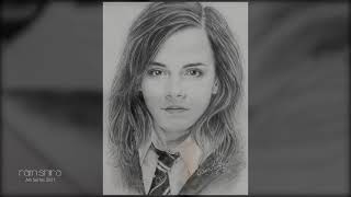 How to draw  Hermione Granger Emma Watson [upl. by Luttrell]