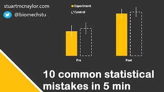 Ten Statistical Mistakes in 5 Min [upl. by Oina]