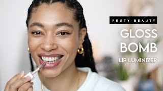 Fenty Beauty Gloss Bomb Universal Lip Luminizer Swatches [upl. by Adekam178]