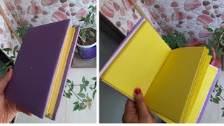 Notebook Making  Diary Making  DIY Diary [upl. by Arahd]