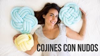 Como hacer cojines con nudos [upl. by Wichern]