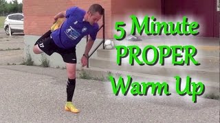 How To Warm Up Before A Soccer  Football Game [upl. by Yong]