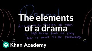 The elements of a drama  Reading  Khan Academy [upl. by Eahcim]