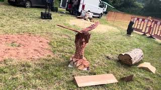 A fabulous range of wooden sculpture at Caerleon festival 2024 [upl. by Darryl]