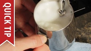 How to AutoFroth Milk for Lattes [upl. by Valleau]