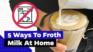 How To Froth Milk At Home Best Milk Frothers Review [upl. by Aibonez]