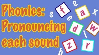 English Letter Pronunciation  Phonics [upl. by Noman857]