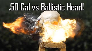 50 Cal API EXPLODES Ballistic Head  Ballistic HighSpeed [upl. by Araec]