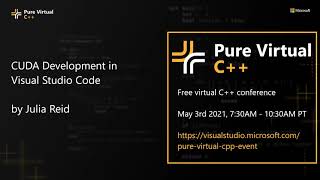 CUDA Support in Visual Studio Code with Julia Reid [upl. by Nixon]