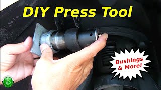 How To Replace Control Arm amp Trailing Arm BushingsDIY Tool [upl. by Binetta590]