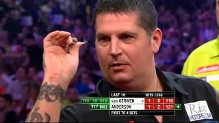 Michael van Gerwen vs Gary Anderson  PDC World Darts Championships 2014 [upl. by Leaj]