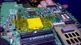 Replace GPU chip on any laptop diy [upl. by Birchard]