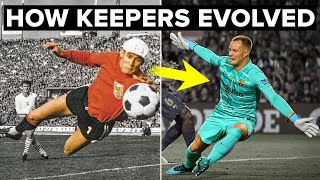 HOW GOALKEEPERS HAVE EVOLVED from 18712020 [upl. by Ahsilek]