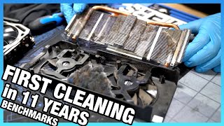 GPU Cleaning Before amp After Thermals RePasting amp Dust Removal [upl. by Mcroberts372]