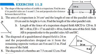 Chapter 11 Mensuration  Full Exercise 112 amp Basic Concepts  Class 8 Maths RBSE CBSE NCERT [upl. by Magnusson]