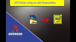 How to export stl file in AUTOCAD [upl. by Alfred]