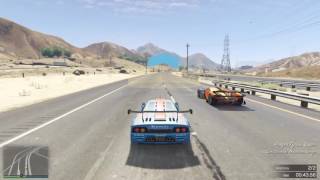 GTA 5 Top Speed Drag Race Progen Tyrus vs X80 Proto [upl. by Janice]