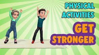 20 Min Physical Activities For Kids To Get Stronger [upl. by Aratahc724]