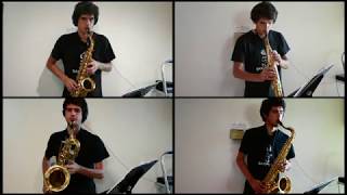 Eine Kleine Nachtmusik mov 1 quotAllegroquot  Saxophone Quartet [upl. by Little]