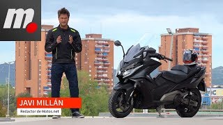 Kymco AK 550  Prueba  Test  Review en español  motosnet [upl. by Kleinstein]