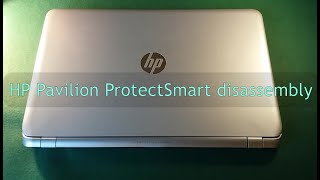 HP Pavilion ProtectSmart laptop disassembly [upl. by Siuluj793]