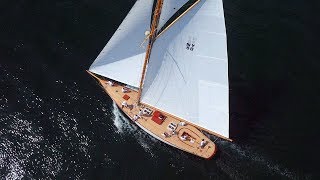 NY40 MARILEE Restoration of a Herreshoff Classic [upl. by Fusco]