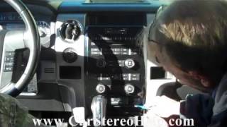 Ford F150 Car Stereo Removal  Reset Dead Stereo  Car Stereo HELP [upl. by Yllil639]