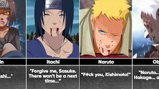 Last Words Of NarutoBoruto Characters [upl. by Amanda]