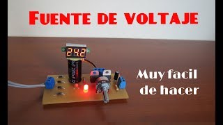 Fuente de voltaje regulable DIGITALIdeatronic [upl. by Mady]