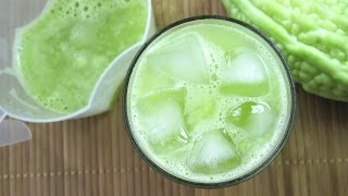 Bitter Melon Green Apple Juice Recipe  Dietplan101com [upl. by Ecirtaed]