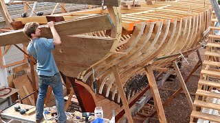 BoatBuilding  Restoring the Transom EP74 [upl. by Virg]