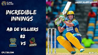 An AMAZING batting display by AB De Villiers at the Kensington Oval [upl. by Artcele]