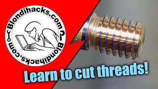 How To Cut Threads On A Lathe [upl. by Ayin]