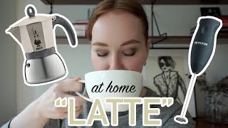 HOW TO MAKE A quotLATTEquot AT HOME moka pot  frother [upl. by Lisk246]