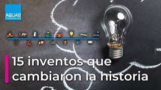 🔥15 INVENTOS que cambiaron la HISTORIA☎💻 [upl. by Samara]