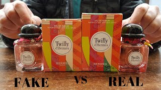 Fake vs Real Twilly DHermes Perfume [upl. by Nosyrb949]