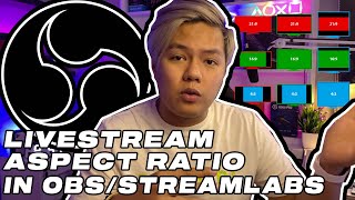 OBS Studio  Livestream Aspect Ratio  Different Resolution  Video Style [upl. by Kcirneh75]