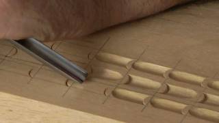 How to Carve a Classic Surface Decoration  Woodcarving Workshops [upl. by Saum]