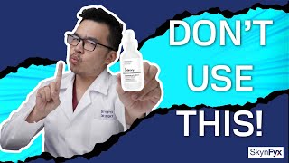 Doctor DESTROYS The Ordinary Niacinamide 10 [upl. by Aicital]