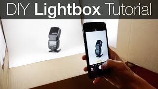 DIY Light Box Photography Tutorial  How to make a Lightbox [upl. by Mast]