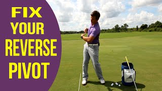 Fix your reverse pivot  Golf Tip [upl. by Copeland142]