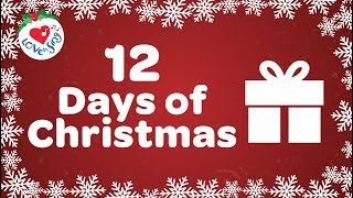 12 Days of Christmas with Lyrics  Christmas Songs and Carols [upl. by Phillie]