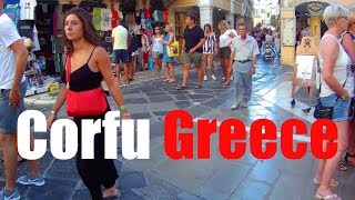 Exploring CORFU GREECE A Tour of the Beautiful Old Town [upl. by Cosetta]