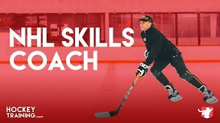 NHL SKATING DRILLS Crosby  Malkins Coach 🏒🔥 [upl. by Ranzini]