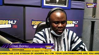 EKOSIISEN on Asempa 947 FM LIVE with Osei Bonsu OB 030620 [upl. by Mahala911]