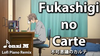 Bunny Girl Senpai ED  Fukashigi no Carte  lofi hip hopchill mix [upl. by Bopp452]