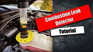 Combustion Leak Detector Demo [upl. by Yaj]