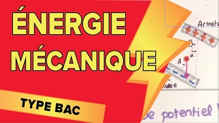 Energie Mécanique Cinétique et Potentielle  Exercice Type Bac  Mathrix [upl. by Ahsin]