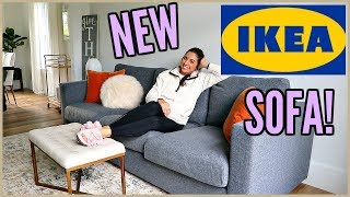 WE GOT A NEW IKEA SOFA VLOG [upl. by Noyek883]